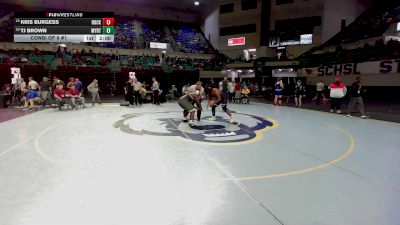 285 lbs Consi Of 8 #1 - Kris Burgess, Rock Hill vs TJ Brown, Myrtle Beach