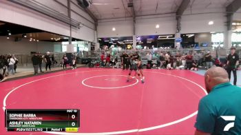 105 lbs Quarterfinal - Sophie Barba, Takedown-City Wrestling vs Ashley Nataren, Paradigm Wrestling