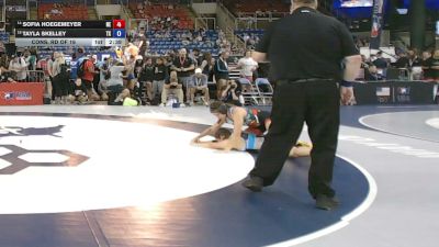 135 lbs Cons. Rd Of 16 - Sofia Hoegemeyer, Nebraska vs Tayla Skelley, Texas