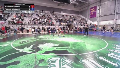 U23 Women - 50 lbs 3rd Place Match - Alejandra Corral, HI vs Emilie Gonzalez, CA