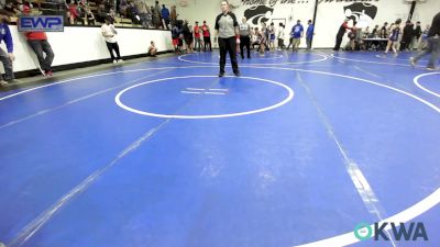 76 lbs Consi Of 4 - Colson Funderburk, Grove Takedown Club vs Arwen Frisby, Skiatook Youth Wrestling