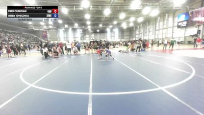 50.4-53.6 lbs Quarters - Dru Dunigan, UP Outlaw WC vs Ruby Ovechka, Sons & Daughters Wrestling Club