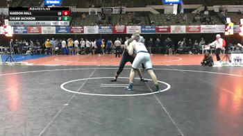 190 lbs Champ Round 1 (16 Team) - Caleb Jackson, Colonial Forge vs Kaedon Hall, Liberty