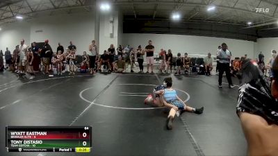 64 lbs Round 1 (8 Team) - Wyatt Eastman, Brawler Elite vs Tony Distasio, Team Gotcha