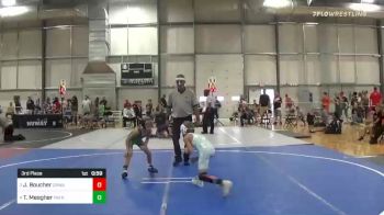 61 lbs 3rd Place - Jaxson Boucher, Grwa vs Tyson Meagher, Paynesville