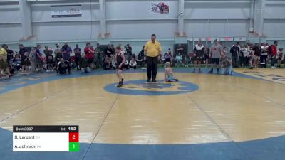 65-M lbs Consi Of 16 #2 - Benjamin Largent, OH vs Asa Johnson, PA