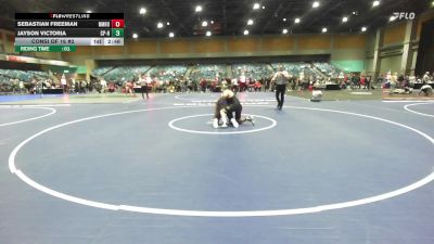 149 lbs Consi Of 16 #2 - Sebastian Freeman, New Mexico Highlands vs Jayson Victoria, Cal Poly Humbolt