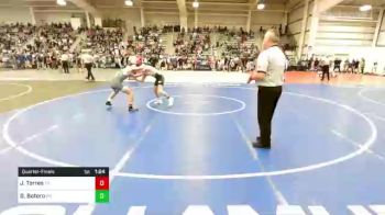 120 lbs Quarterfinal - Jason Torres, PA vs Gauge Botero, PA