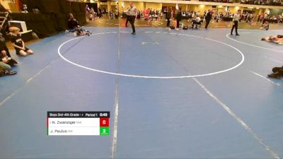 Boys 3rd-4th Grade - 49 Champ. Round 2 - Nelson Zwanziger, Immortal Athletics WC vs Jack Paulus, Immortal Athletics WC