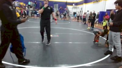 55 lbs Round 4 - Emmett Israel, White Knoll vs Masai Oliver, Summerville Take Down