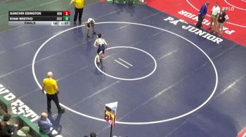 117 lbs Final - Sanchir Edington, Bishop McCort vs Evan Restivo, State College