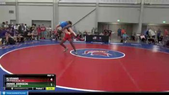 160 lbs Round 1 (16 Team) - KJ Evans, Oklahoma Blue vs Derek Johnson, Kansas Blue