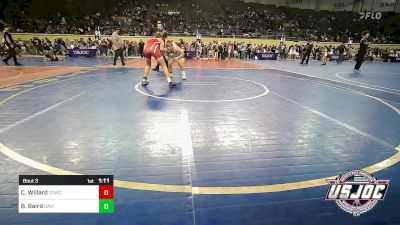 105 lbs Round Of 32 - Cooper Willard, D3 Wrestling Cluib vs Blake Baird, Davis