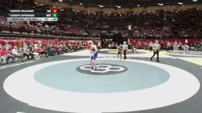 120 lbs Quarters - Derion Williams, Trinity vs Joseph Springer, Northwood