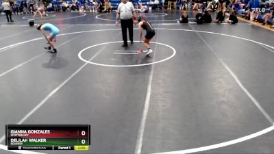 100 lbs Round 5 - Gianna Gonzales, Scottsbluff vs Delilah Walker, Kearney