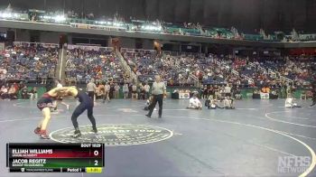 1A 152 lbs Quarterfinal - Jacob Regitz, Bishop McGuinness vs Elijah Williams, Union Academy