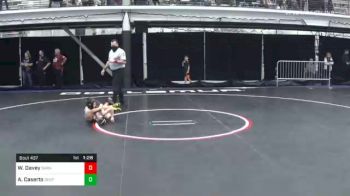 53 lbs Semifinal - Wade Davey, Barn Brothers vs Angelo Caserto, Deep Roots WC