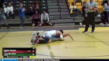 133 lbs Quarterfinal - David Medina, King vs Hunter Ross, Coker
