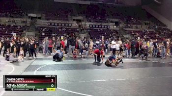 61-62 lbs Round 2 - Owen Ostry, Black Fox Wrestling Academy vs Kai`lel Saxton, Pikes Peak Warriors Wrestling