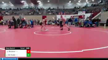 182 lbs Cons. Round 4 - Jacob Mcclure, Perry Meridian WC vs Joseph Del Busto, Carmel