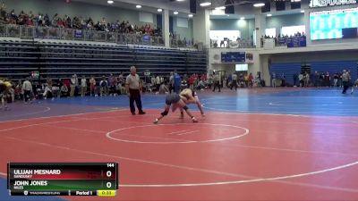 144 lbs Cons. Round 3 - Ulijah Mesnard, Sandusky vs John Jones, Niles
