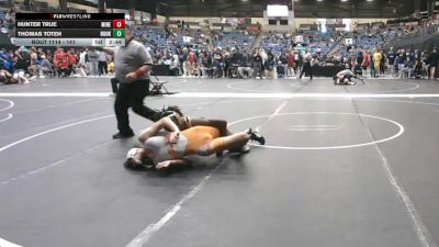 141 lbs Champ. Round 2 - Hunter True, Midland (Neb.) vs Thomas Toteh, Northeast Oklahoma