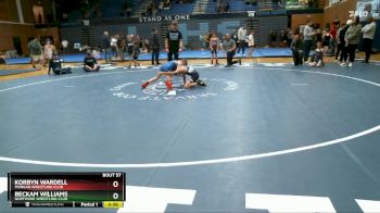 70-79 lbs Round 1 - Beckam Williams, Northside Wrestling Club vs Korbyn Wardell, Morgan Wrestling Club