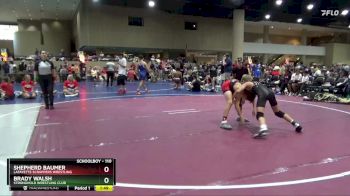 110 lbs Cons. Round 1 - Brady Walsh, Stronghold Wrestling Club vs Shepherd Baumer, Lafayette Scrappers Wrestling