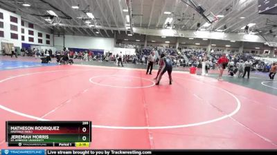 285 lbs Cons. Round 2 - Jeremiah Morris, St. Ambrose University vs Matheson Rodriquez, Hastings (Neb.)