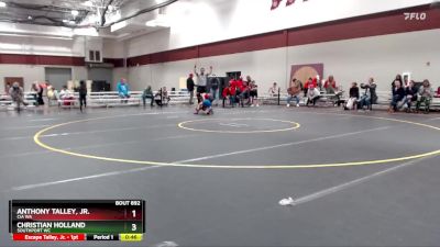 58-61 lbs 1st Place Match - Anthony Talley, Jr., CIA WA vs Christian Holland, Southport WC