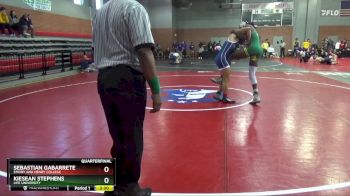 165 lbs Quarterfinal - Kiesean Stephens, Life University vs Sebastian Gabarrete, Emory And Henry College