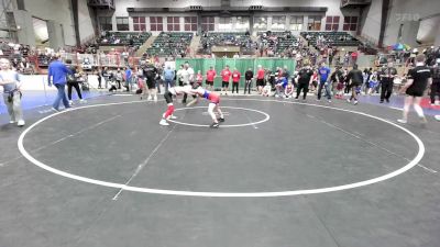 80 lbs Quarterfinal - Ryder Moran, Walton Takedown Club vs Gavin Lingerfelt, Roundtree Wrestling Academy