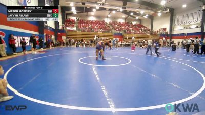 140-160 lbs Consolation - Mason Moseley, Raw Wrestling Club vs Jayvyn Allami, Team Tulsa Wrestling Club