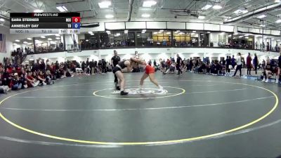 124 lbs Round 5 (16 Team) - Sara Sterner, North Central College vs Annesley Day, Tiffin University