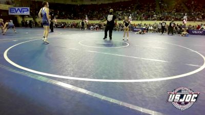 108 lbs Round Of 32 - Mackenzie Harris, Amped Wrestling Club vs Paisley Gilles, Harrah Little League Wrestling