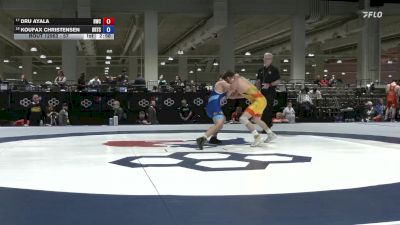 57 lbs Champ. Round 3 - Dru Ayala, Hawkeye Wrestling Club vs Koufax Christensen, Oklahoma Regional Training Center