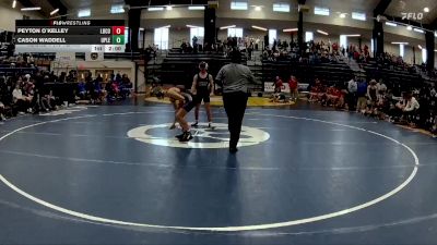 138 lbs Round 1 (16 Team) - Cason Waddell, Upson Lee vs Peyton O`Kelley, Lumpkin Co.