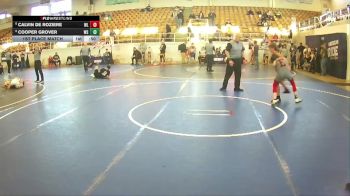 90 lbs 1st Place Match - Cooper Grover, Empyre vs Calvin De Roziere, West Liberty