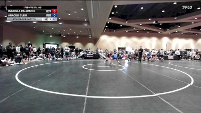 100 lbs 5th Place Match - Isabella Palleschi, New York vs Araceli Clem, Pennsylvania