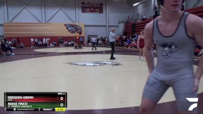 149 lbs Semifinal - Dresden Grimm, Coe vs Reese Finch, St. Ambrose University