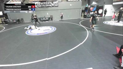 67 lbs Cons. Semis - Platon Cheltsov, Savage House Wrestling Club vs Preston Dacoco, Tracy Wrestling Club