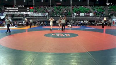 6A 150 lbs Semifinal - Peyton Adams, Southside Gadsden vs Jacob Doshier, Hartselle