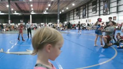 90 lbs Semis (4 Team) - Aubrey Ishuin, BELIEVE TO ACHEIVE vs Ceasar Smith, NOVA WRESTLING CLUB