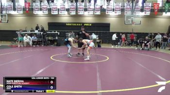 132 lbs Champ. Round 1 - Nate Bierma, Moen Wrestling Academy vs Cole Smith, Iowa