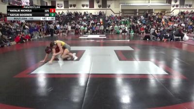 105 lbs 11th Place Match - Kaylin Goodwin, Linn-Mar vs Natalie Nichols, Southeast Polk