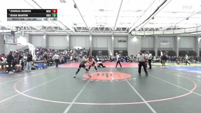 120 lbs Quarterfinal - Joshua Ramos, Middletown vs Evan Martin, Bristol Eastern
