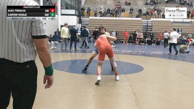 141 lbs 3rd Place - Alec Peralta, Southern Illinois vs Carter Nogle, Air Force