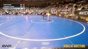 130 lbs Consi Of 4 - Evan Savage, Ranger 47 Wrestling Club vs Cameron Carter, Cory Clark Wrestling