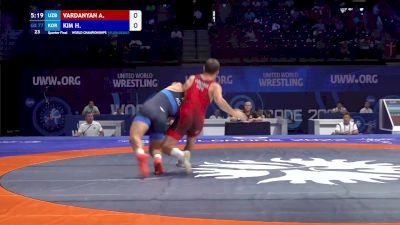 77 kg 1/4 Final - Aram Vardanyan, Uzbekistan vs Hyeonwoo Kim, Korea