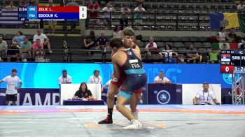 65 kg Qualif. - Luka Zelic, Serbia vs Kyliane Eddouh, France